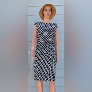 Ralph Lauren dress, size 10 NWT, geometric print.